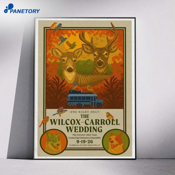 Wilcox Carroll Wedding Buena Vista Colorado Sep 19 2026 Poster