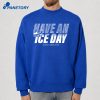 Zamboni Have An Ice Day Text T-Shirt 2