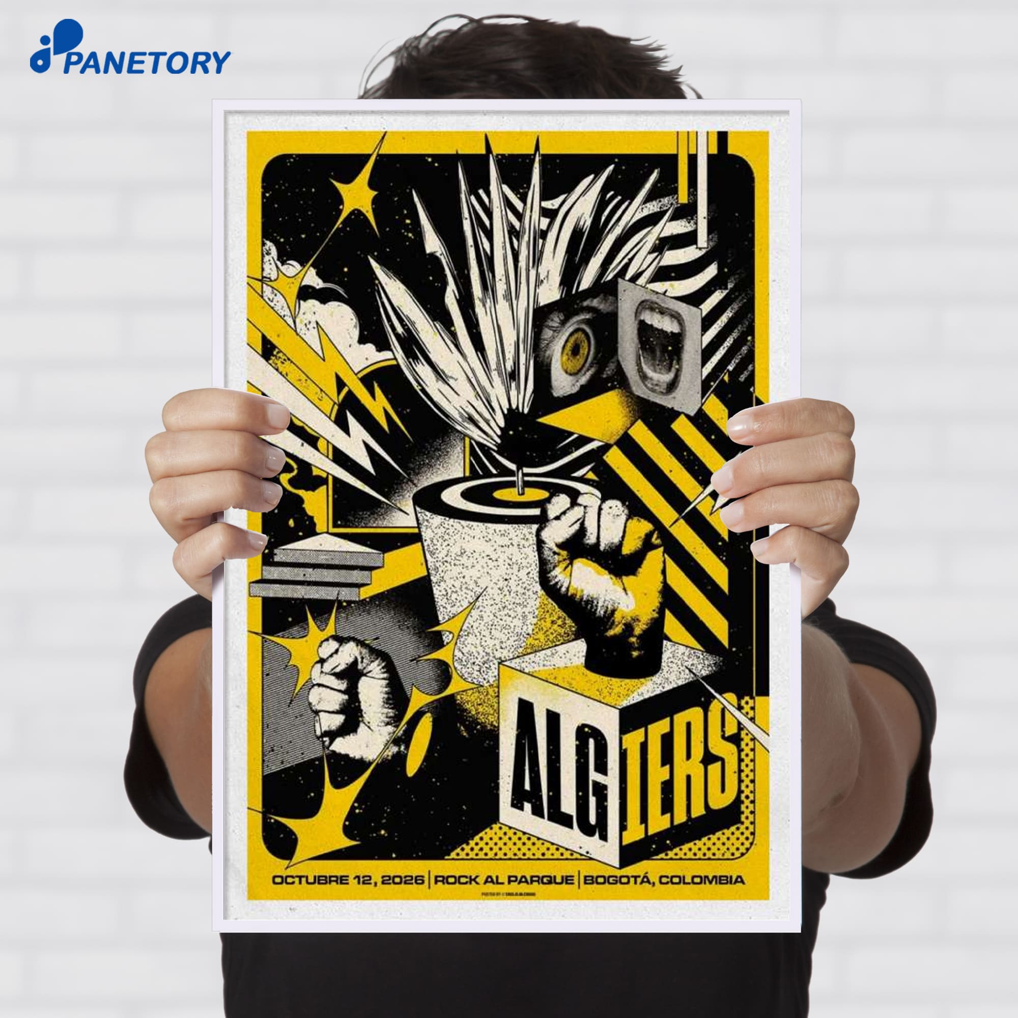 Algiers Rock Al Parque Bogota Colombia Oct 12 2026 Poster Algiers Rock Al Parque Bogota Colombia Oct 12 2026 Poster
