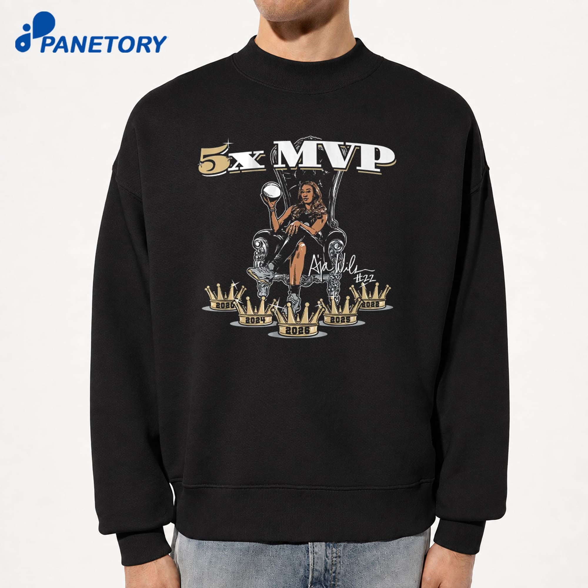 A'Ja Wilson 5X Mvp T-Shirt 8 A'Ja Wilson 5X Mvp T-Shirt 2