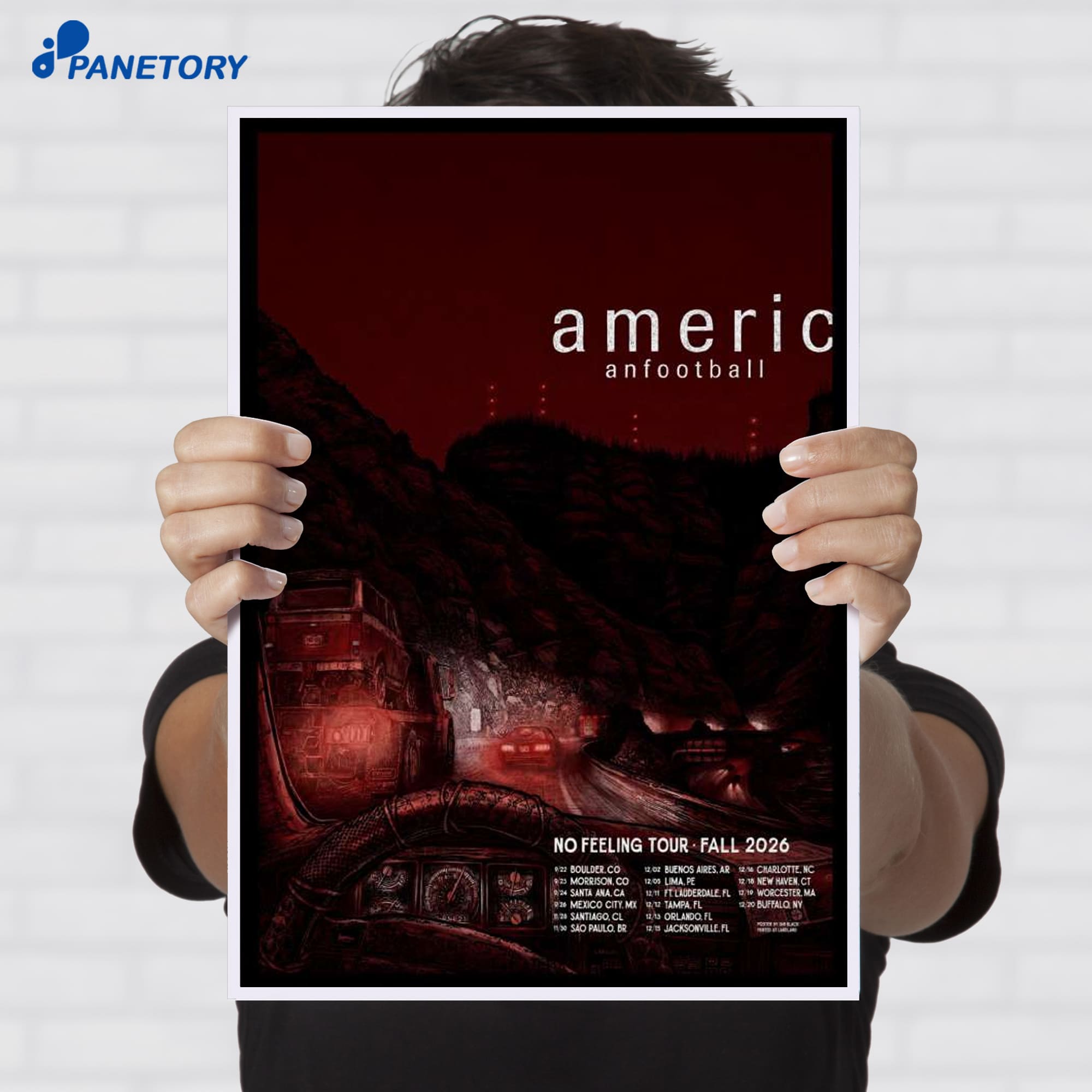 Americ Anfootball No Feeling Tour Fall 2026 Poster Americ Anfootball No Feeling Tour Fall 2026 Poster