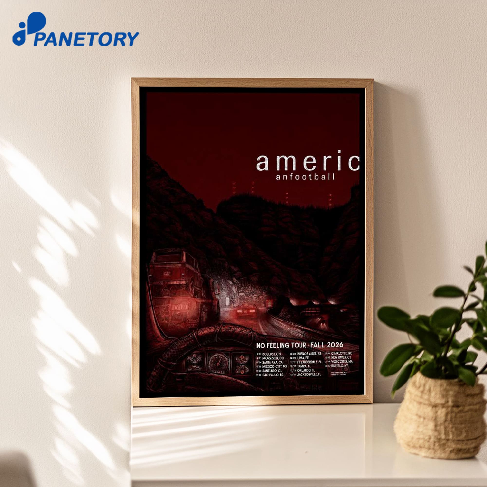 Americ Anfootball No Feeling Tour Fall 2026 Poster Americ Anfootball No Feeling Tour Fall 2026 Poster