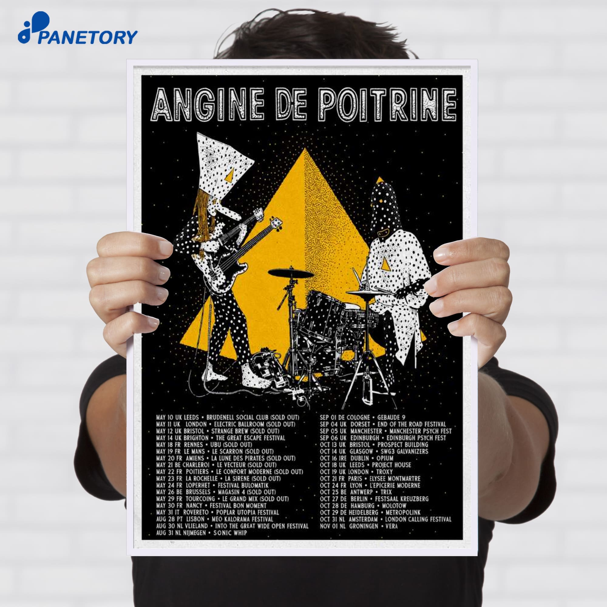 Angine De Poitrine Tour Oct 2026 Poster Angine De Poitrine Tour Oct 2026 Poster