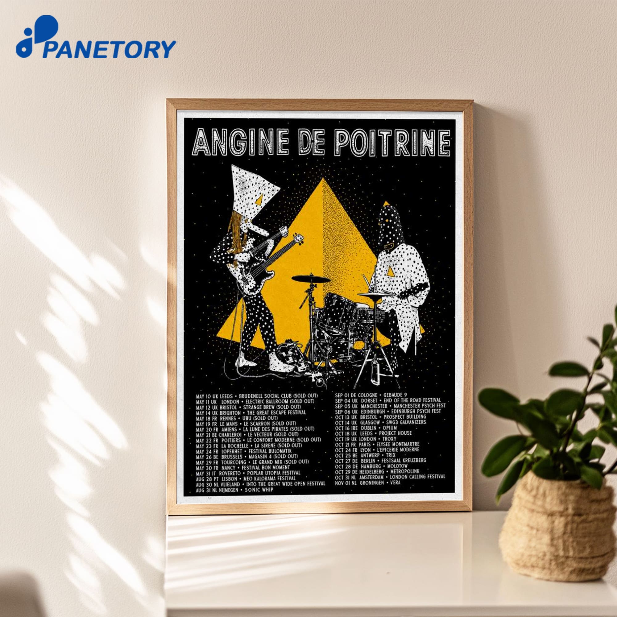 Angine De Poitrine Tour Oct 2026 Poster Angine De Poitrine Tour Oct 2026 Poster