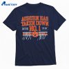 Auburn Football Down Goes No. 1 T-shirt 1