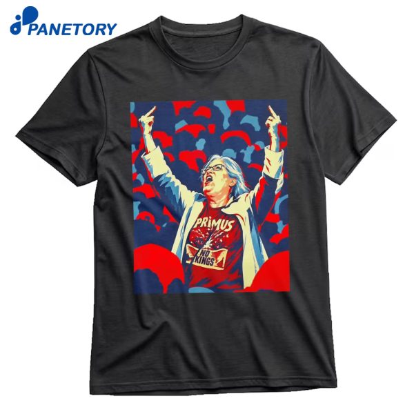 Aunt Sue Primus No Kings Middle Finger T-Shirt