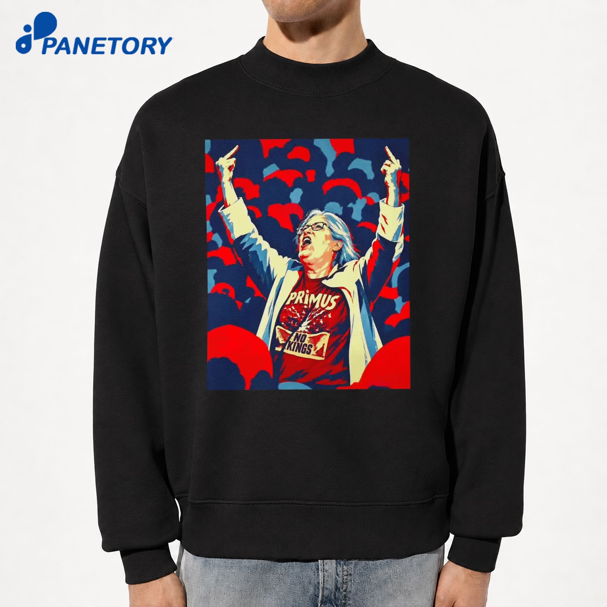 Aunt Sue Primus No Kings Middle Finger T-Shirt 8 Aunt Sue Primus No Kings Middle Finger T-Shirt 2