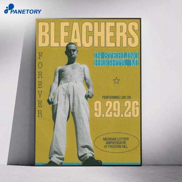 Bleachers Michigan Lottery Amphitheatre Sep 29 2026 Poster
