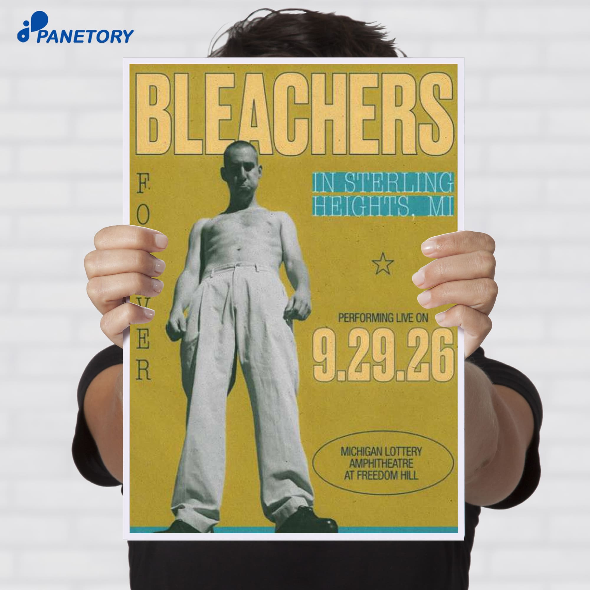 Bleachers Michigan Lottery Amphitheatre Sep 29 2026 Poster Bleachers Michigan Lottery Amphitheatre Sep 29 2026 Poster