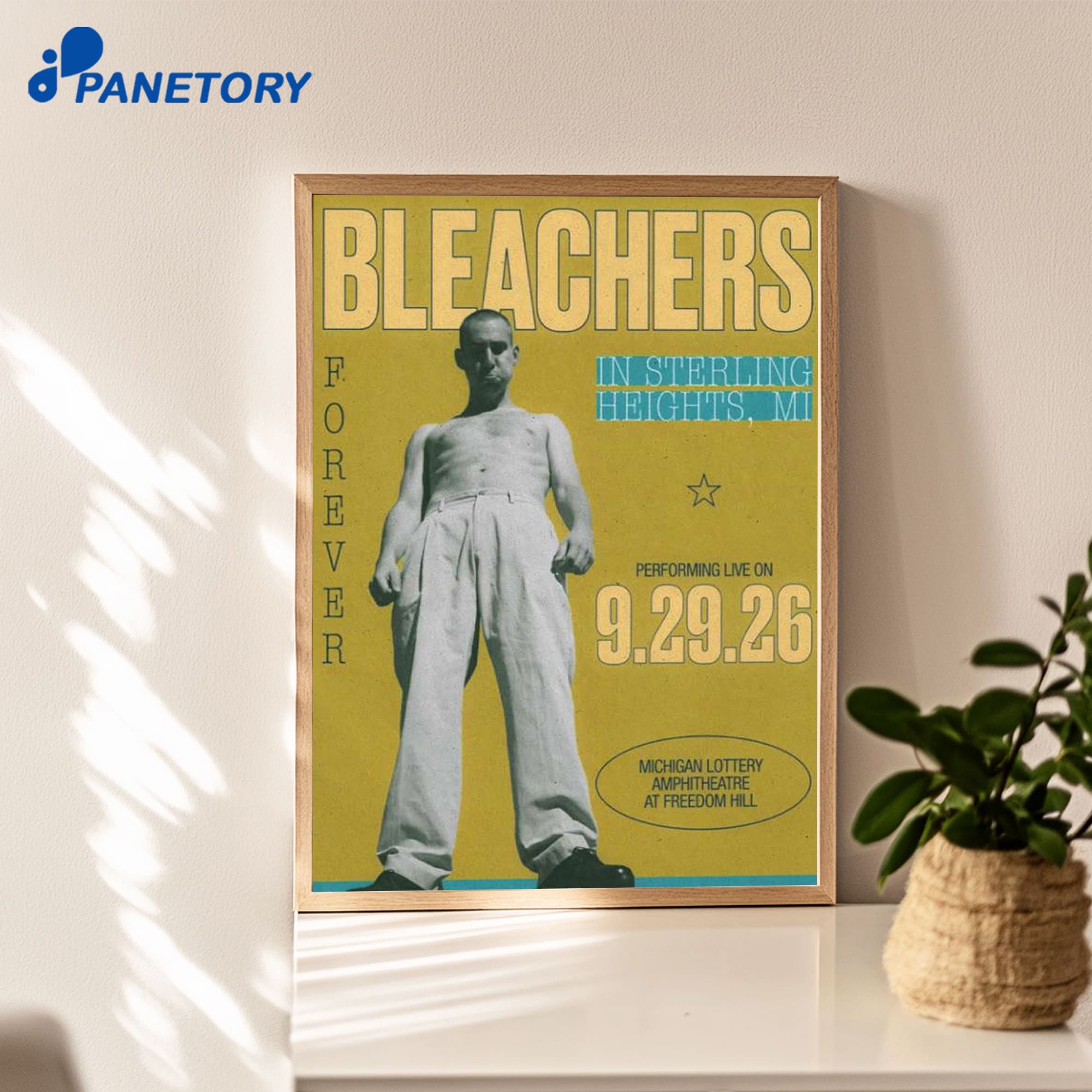 Bleachers Michigan Lottery Amphitheatre Sep 29 2026 Poster Bleachers Michigan Lottery Amphitheatre Sep 29 2026 Poster