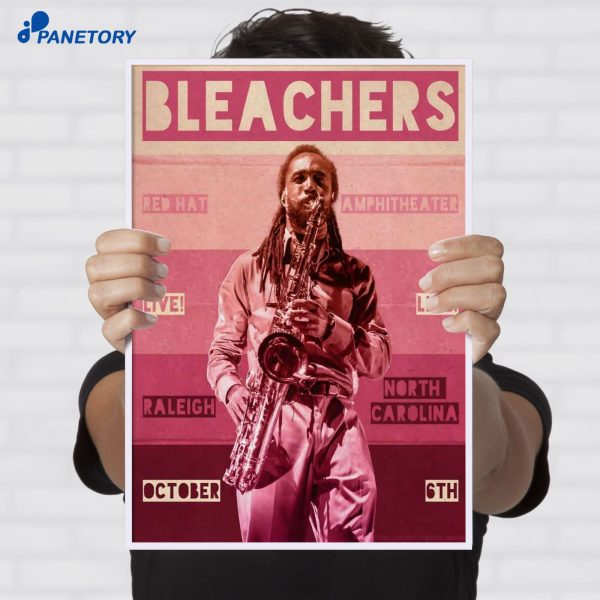 Bleachers Red Hat Amphitheater Raleigh NC Oct 6 2026 Poster