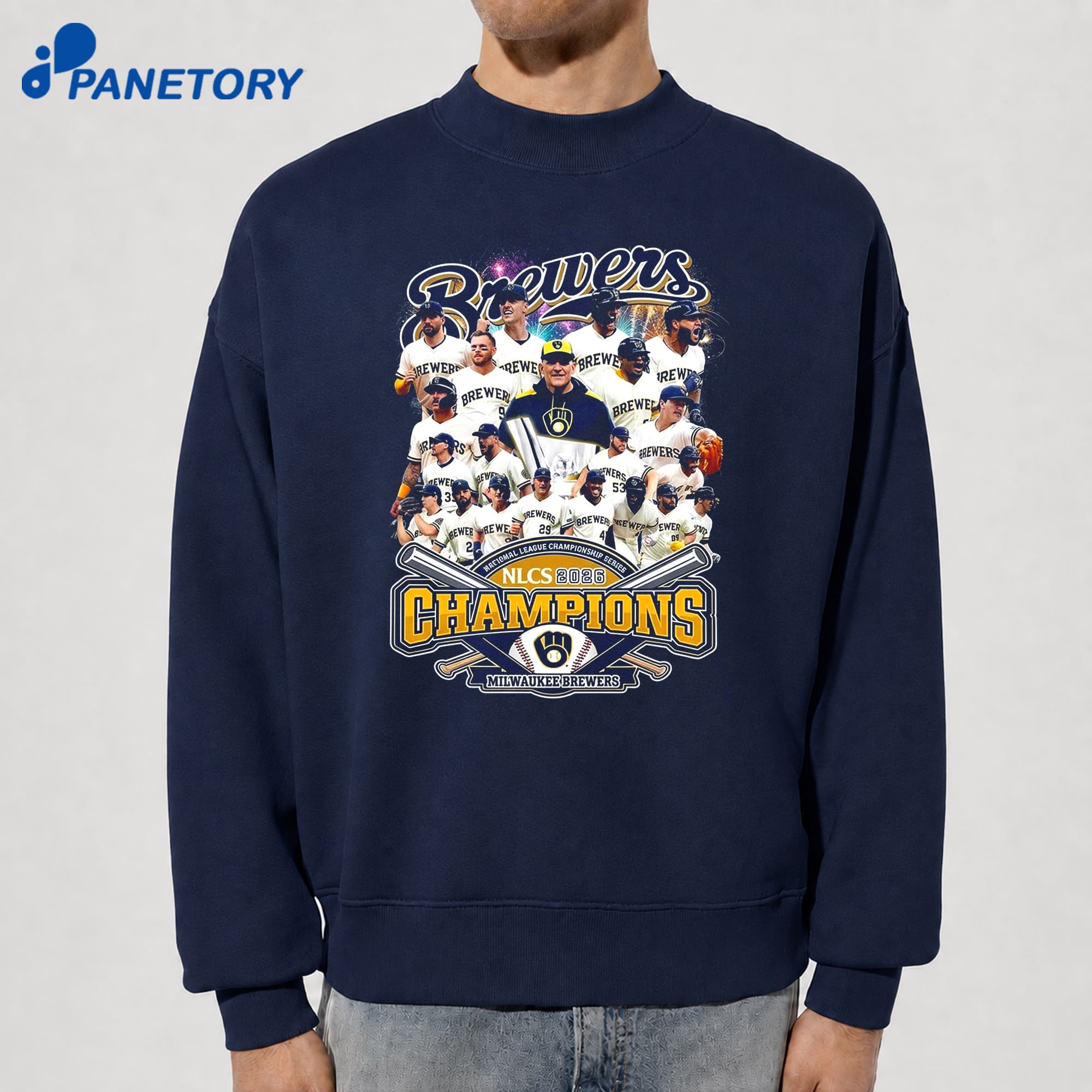Brewers Baseball 2026 National League Champions T-Shirt 8 Brewers Baseball 2026 National League Champions T-Shirt 2