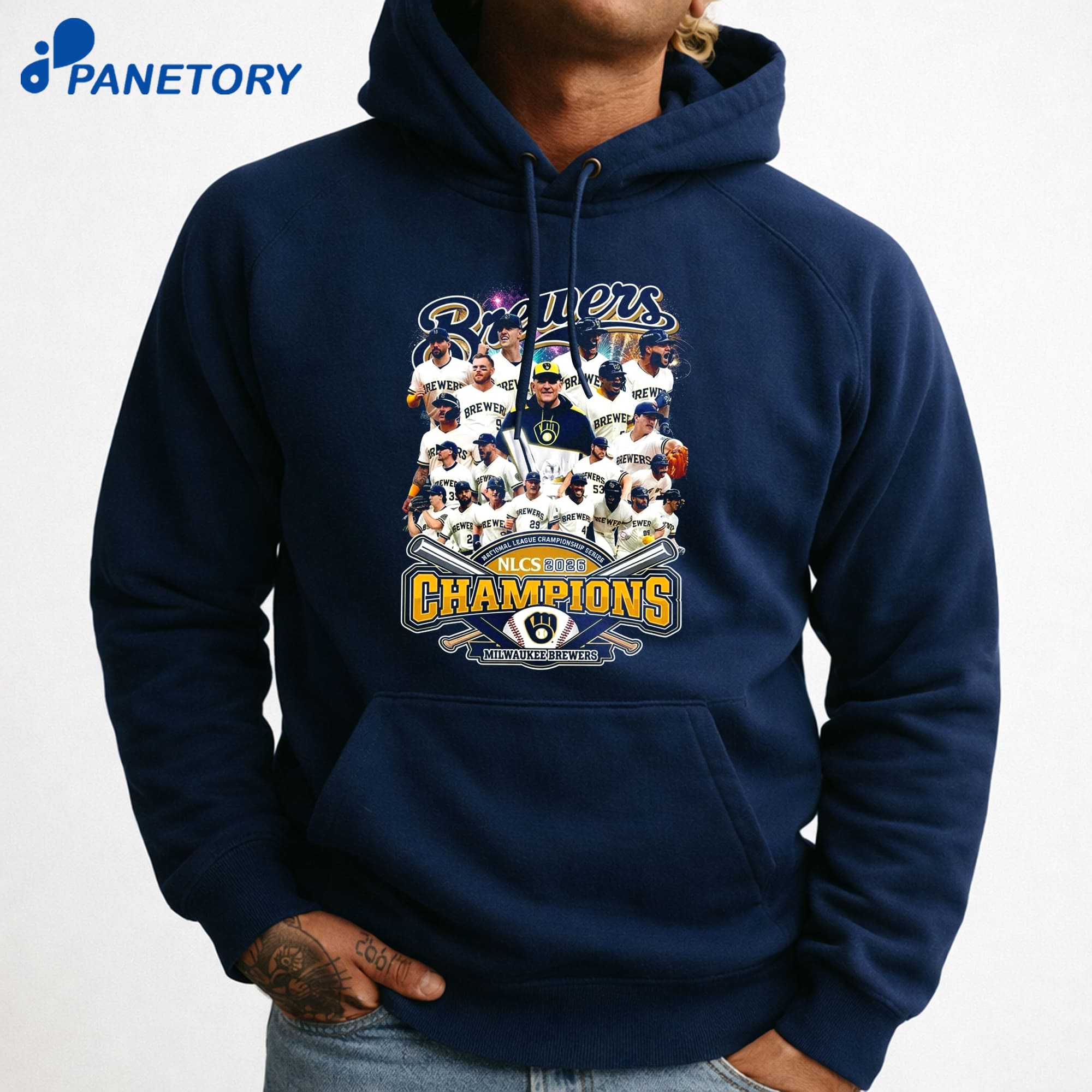 Brewers Baseball 2026 National League Champions T-Shirt 9 Brewers Baseball 2026 National League Champions T-Shirt 3