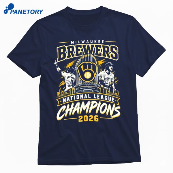 Brewers National League Champions 2026 T-Shirt