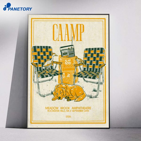 Caamp Rochester Hills MI Sep 24 2026 Poster