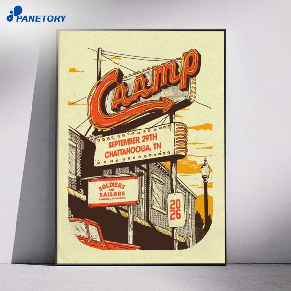 Caamp Soldiers And Sailors Memorial Auditorium Chattanooga TN-Sep 29 2026 Poster