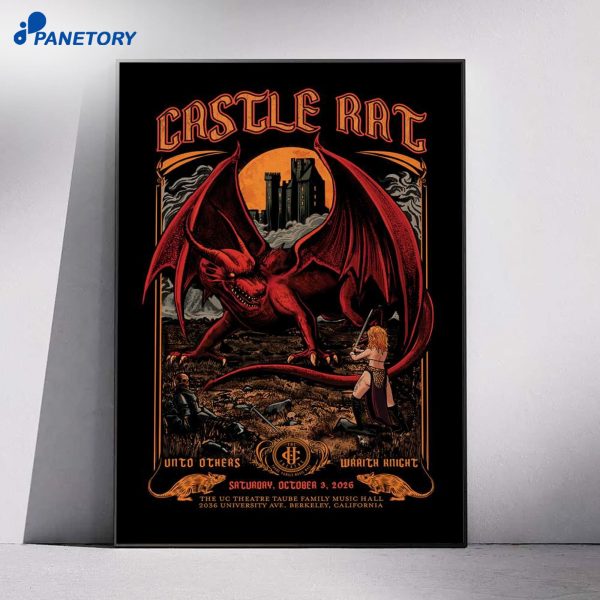 Castle Rat Berkeley CA Oct 3 2026 Poster