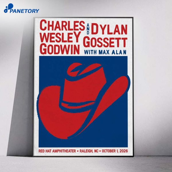 Charles Wesley Godwin Raleigh NC Oct 1 2026 Poster