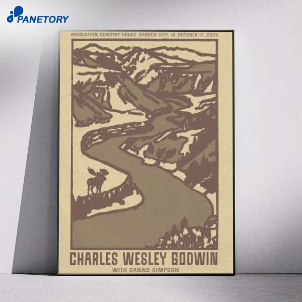 Charles Wesley Godwin Revolution Concert House Garden City Id Concert Oct 17 2026 Poster