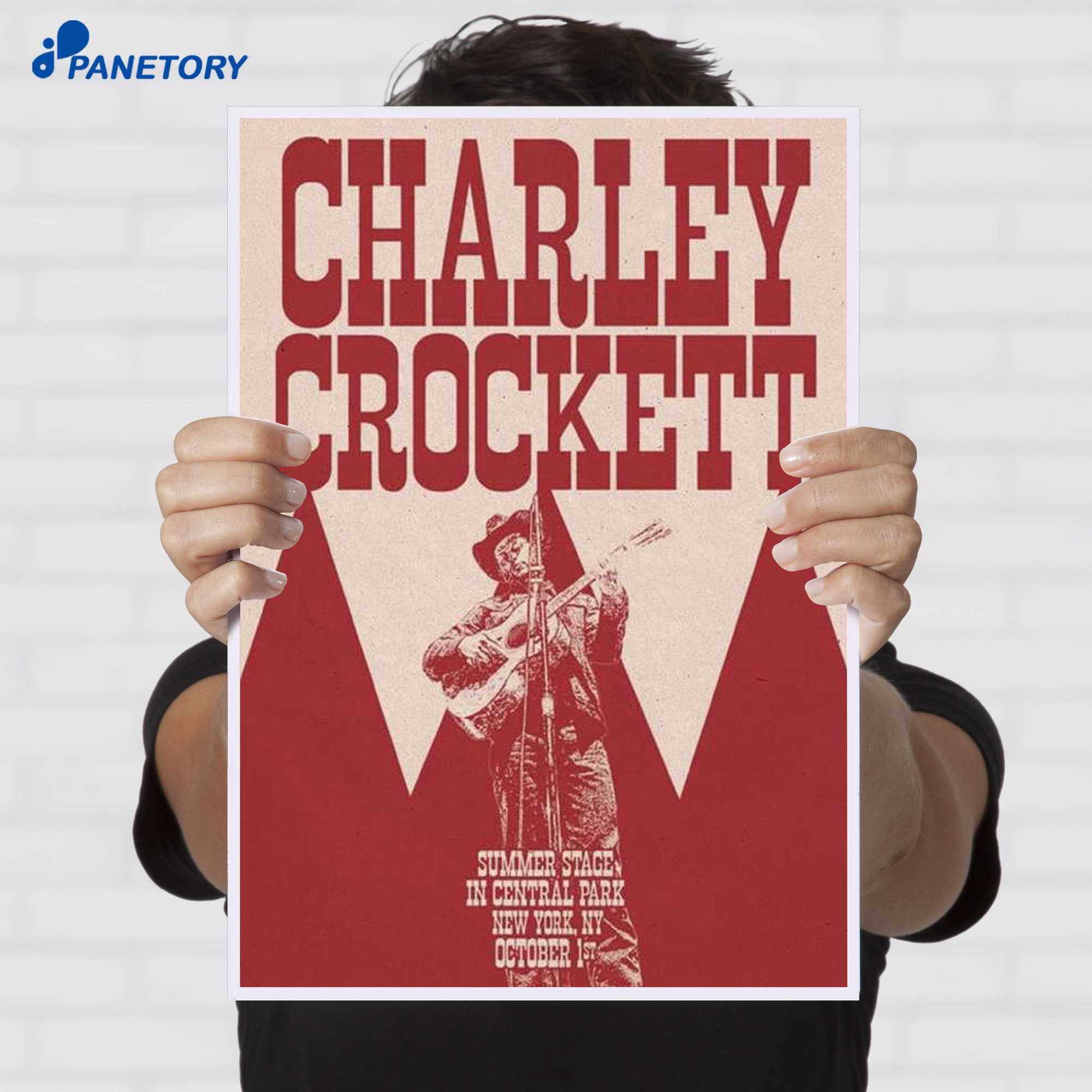 Charley Crockett Summerstage Central Park New York Concert Oct 1 2026 Poster Charley Crockett Summerstage Central Park New York Concert Oct 1 2026 Poster