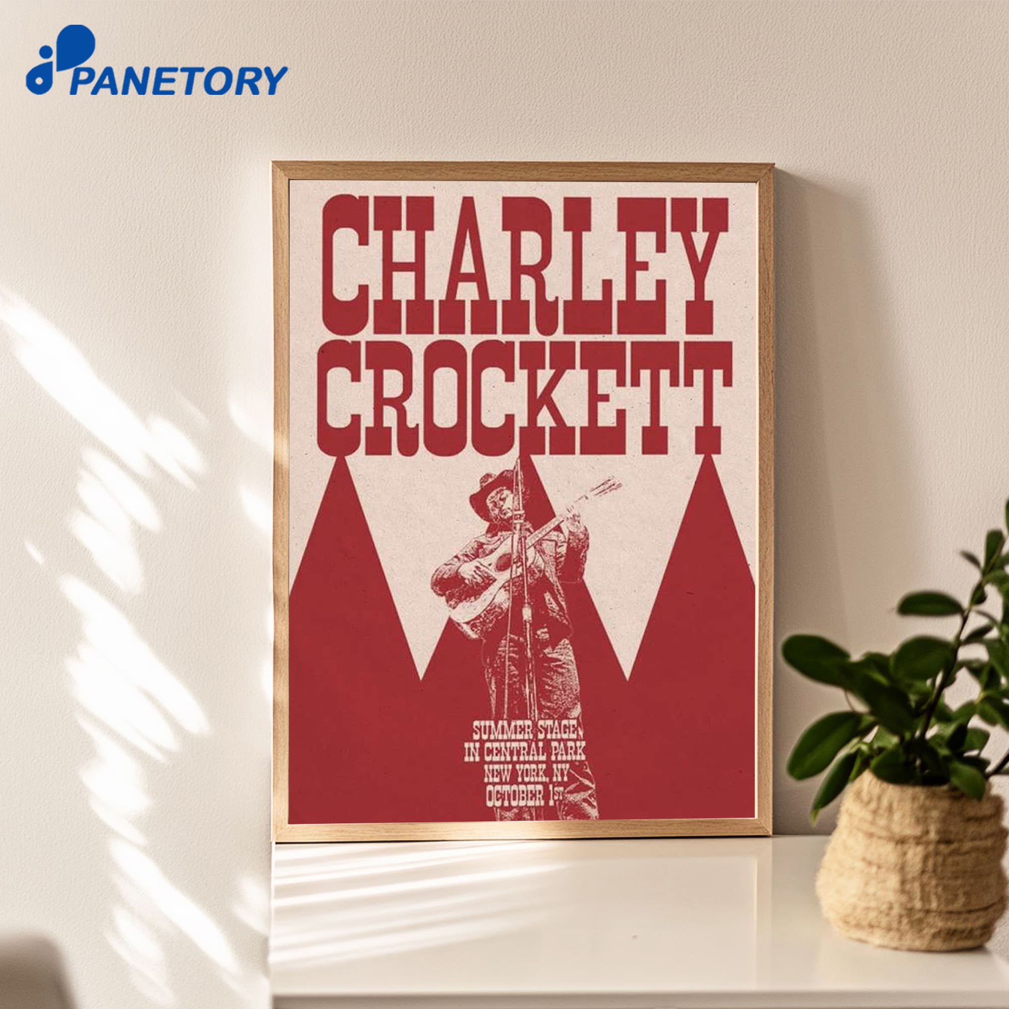 Charley Crockett Summerstage Central Park New York Concert Oct 1 2026 Poster Charley Crockett Summerstage Central Park New York Concert Oct 1 2026 Poster