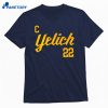 Christian Yelich Captain T-shirt 1