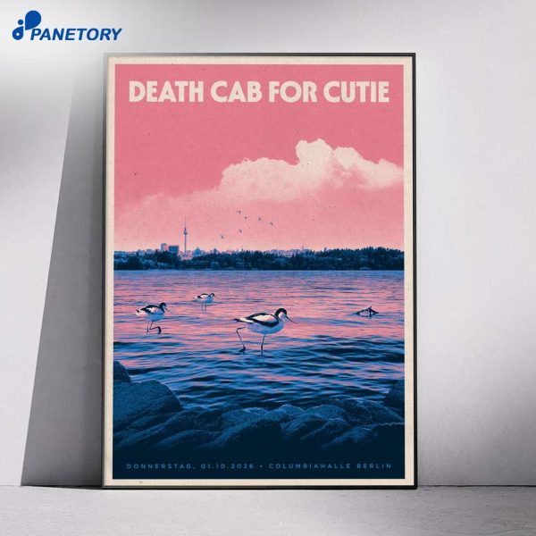 Death Cab For Cutie Columbiahalle Berlin Germany Oct 1 2026 Poster