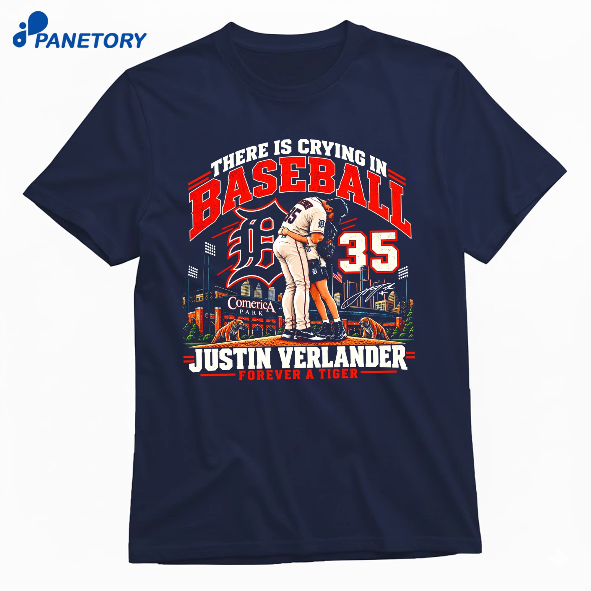 Detroit Tigers There Is Crying In Baseball Justin Verlander Forever A Tiger T-Shirt 10 Detroit Tigers There Is Crying In Baseball Justin Verlander Forever A Tiger T-Shirt 1
