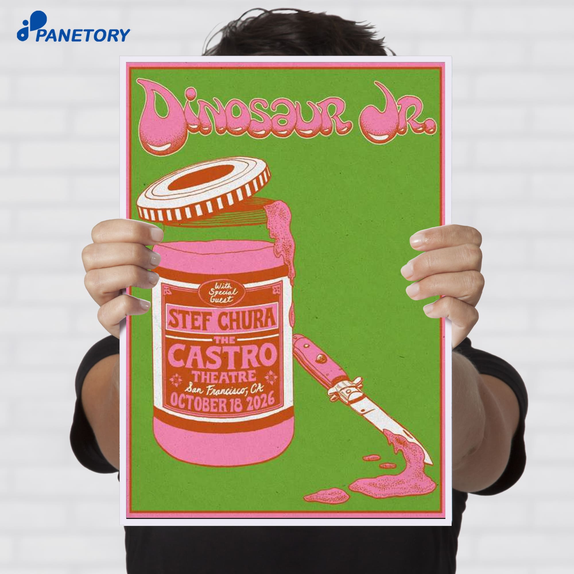 Dinosaur Jr. Event San Francisco Ca Oct 18 2026 Poster Dinosaur Jr. Event San Francisco Ca Oct 18 2026 Poster