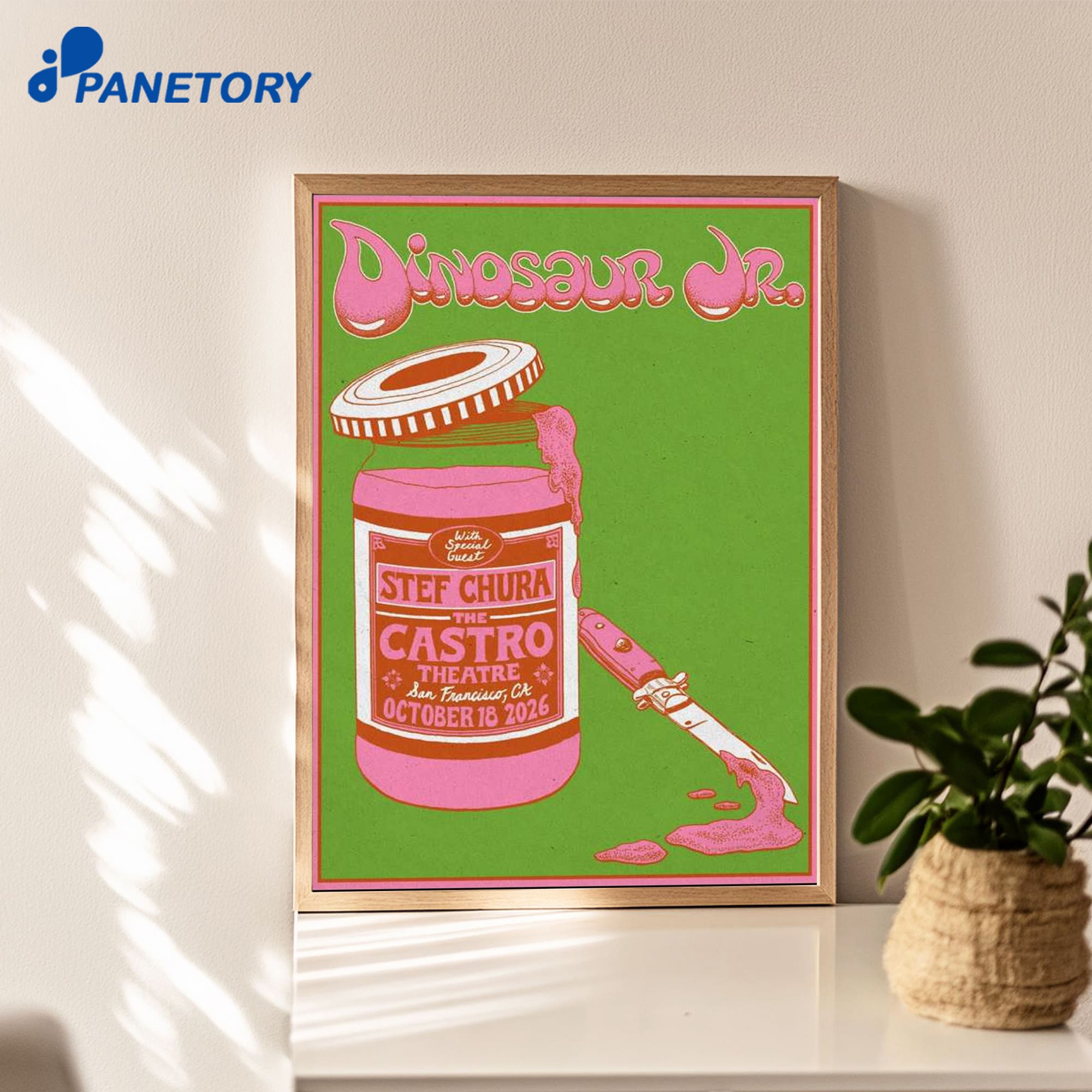 Dinosaur Jr. Event San Francisco Ca Oct 18 2026 Poster Dinosaur Jr. Event San Francisco Ca Oct 18 2026 Poster