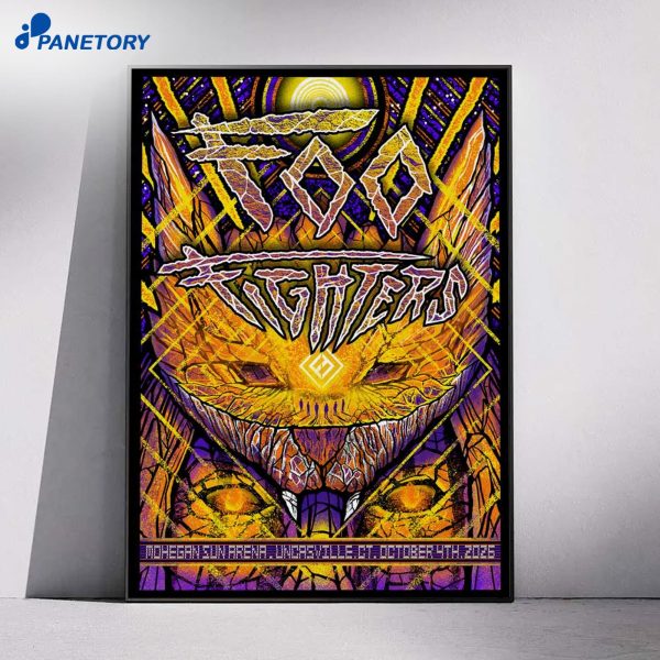 Foo Fighters Uncasville CT Oct 4 2026 Poster