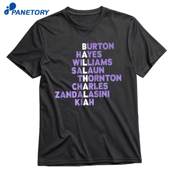 Golden State Ballhala Names 2026 T-Shirt