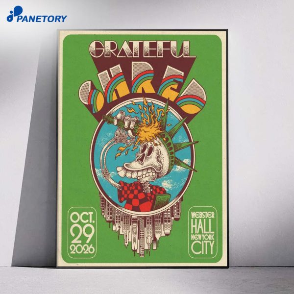 Grateful Shred New York NY Event Oct 29 2026 Poster