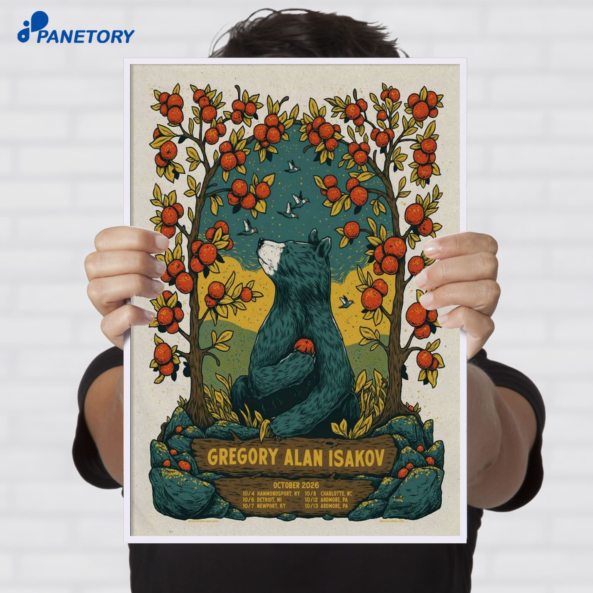 Gregory Alan Isakov Shows Oct 2026 Poster Gregory Alan Isakov Shows Oct 2026 Poster