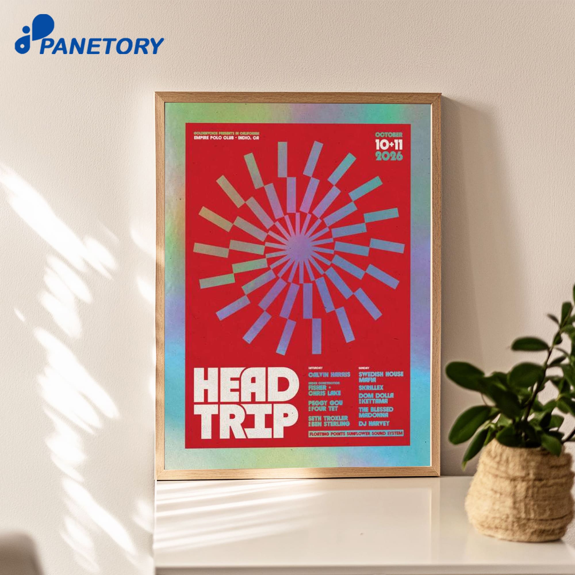 Head Trip Empire Polo Club Indio Ca Oct 10 &Amp; 11 2026 Poster Head Trip Empire Polo Club Indio Ca Oct 10 &Amp; 11 2026 Poster