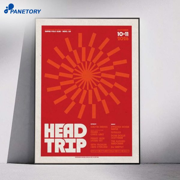 Head Trip Indio CA Oct 10 & 11, 2026 Poster