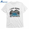I Love Seeing Big Naturals Knit T-shirt 1