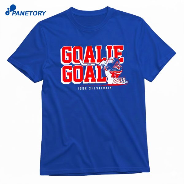 Igor Shesterkin Goalie Goal T-Shirt