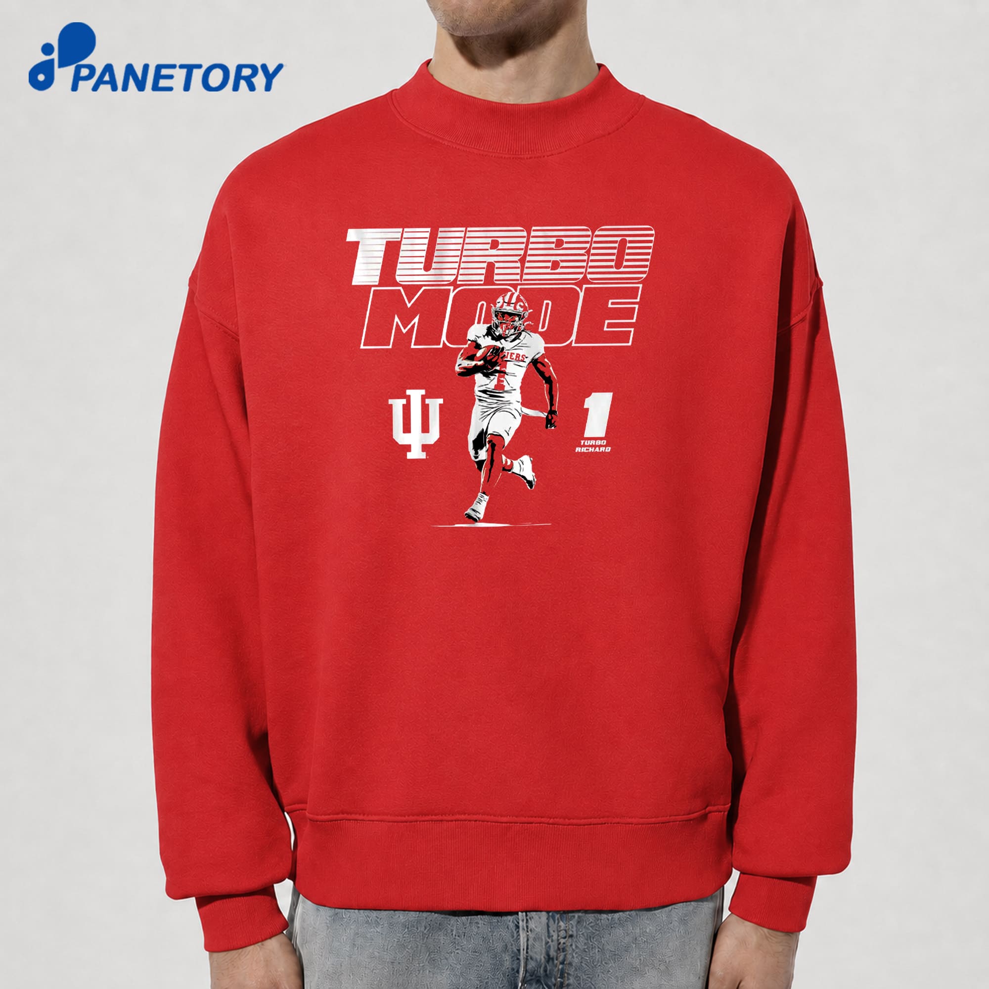 Indiana Football Turbo Richard Mode T-Shirt 8 Indiana Football Turbo Richard Mode T-Shirt 2