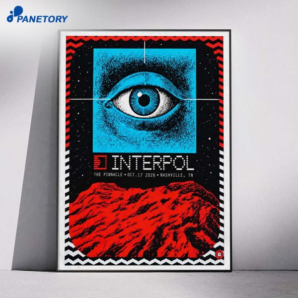 Interpol The Pinnacle Nashville Show Oct 17 2026 Poster