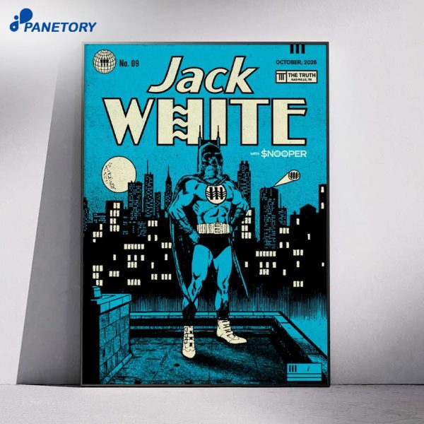Jack White Nashville TN Oct 9 2026 Poster