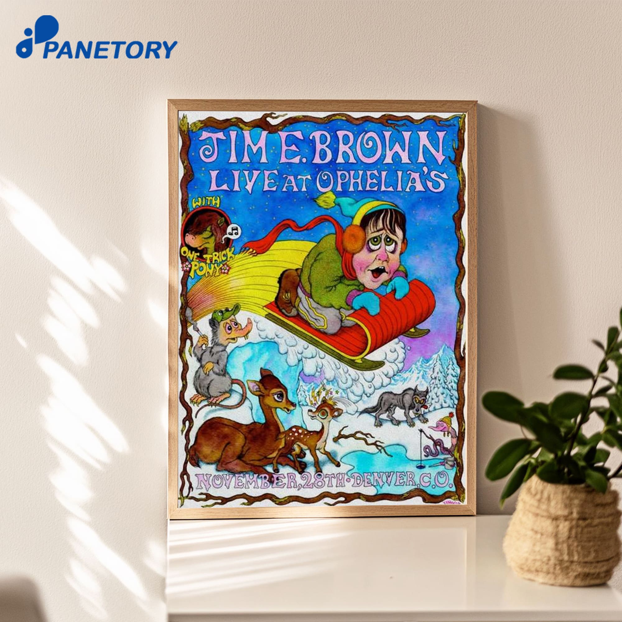 Jim E. Brown Live Ophelia’s Concert Denver Colorado 2026 Poster Jim E. Brown Live Ophelia’s Concert Denver Colorado 2026 Poster