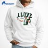Jordan Love J. Love Pose T-Shirt 3