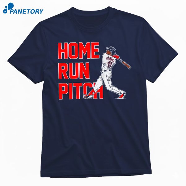 Jose Ramirez Home Run Pitch Swing T-Shirt