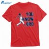 Jose Ramirez You Know Bro Swing T-shirt 1