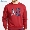 Jose Ramirez You Know Bro Swing T-Shirt 4 Jose Ramirez You Know Bro Swing T-Shirt 2