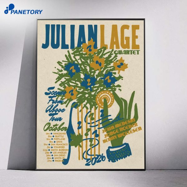 Julian Lage Tour Oct 2026 Poster