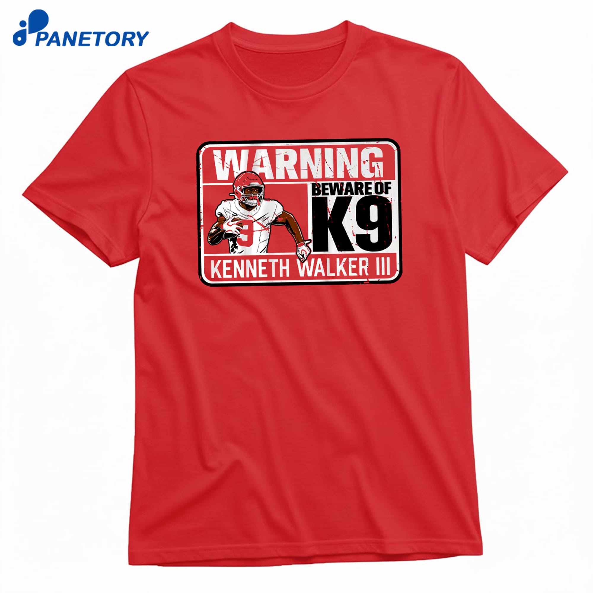 Kenneth Walker Iii Beware Of K9 T-Shirt 10 Kenneth Walker Iii Beware Of K9 T-Shirt 1