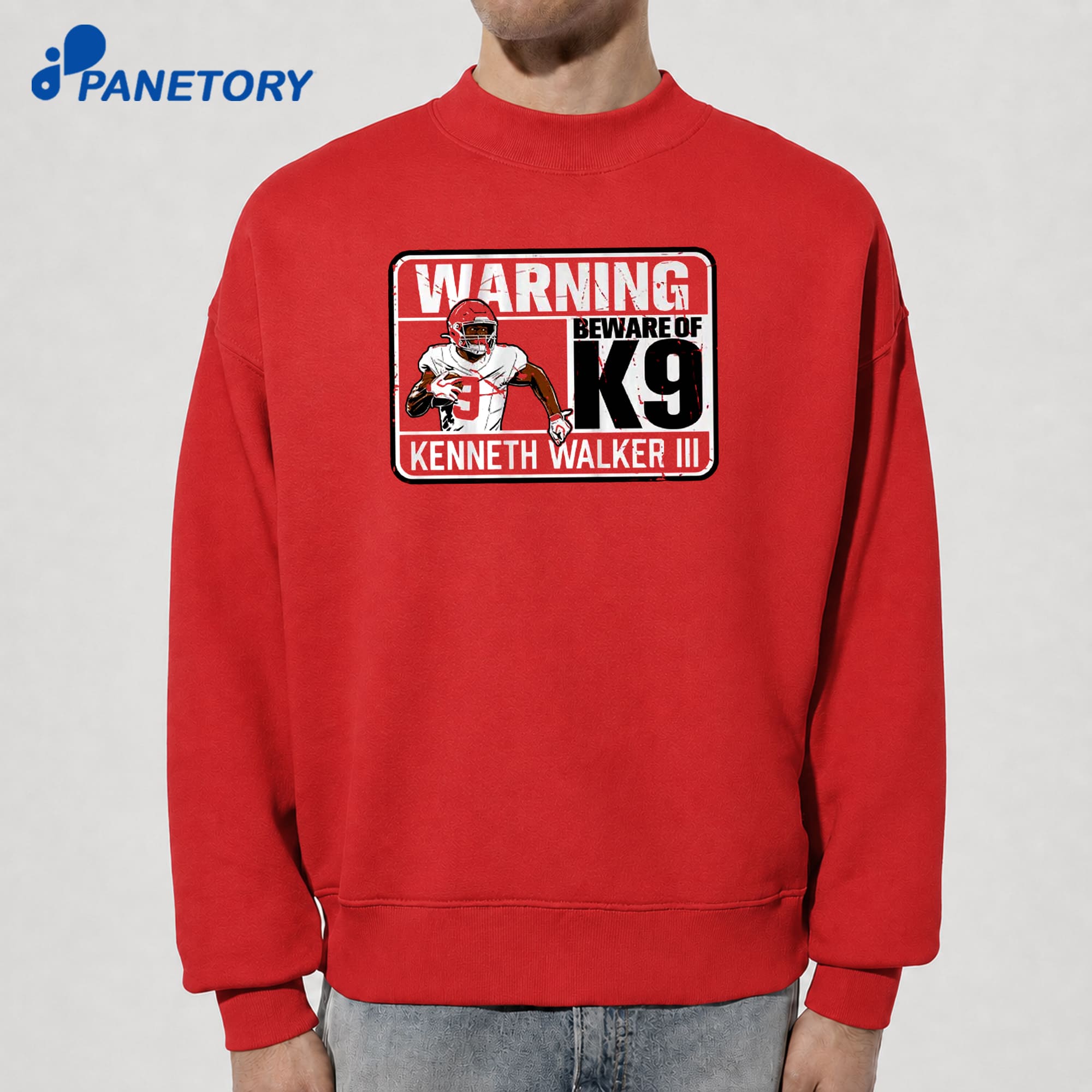Kenneth Walker Iii Beware Of K9 T-Shirt 8 Kenneth Walker Iii Beware Of K9 T-Shirt 2