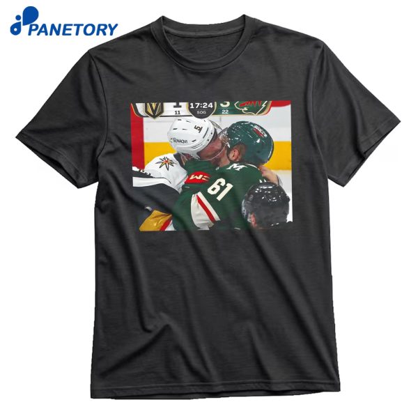 Lorenz And Lauzon Kissing Fight T-Shirt
